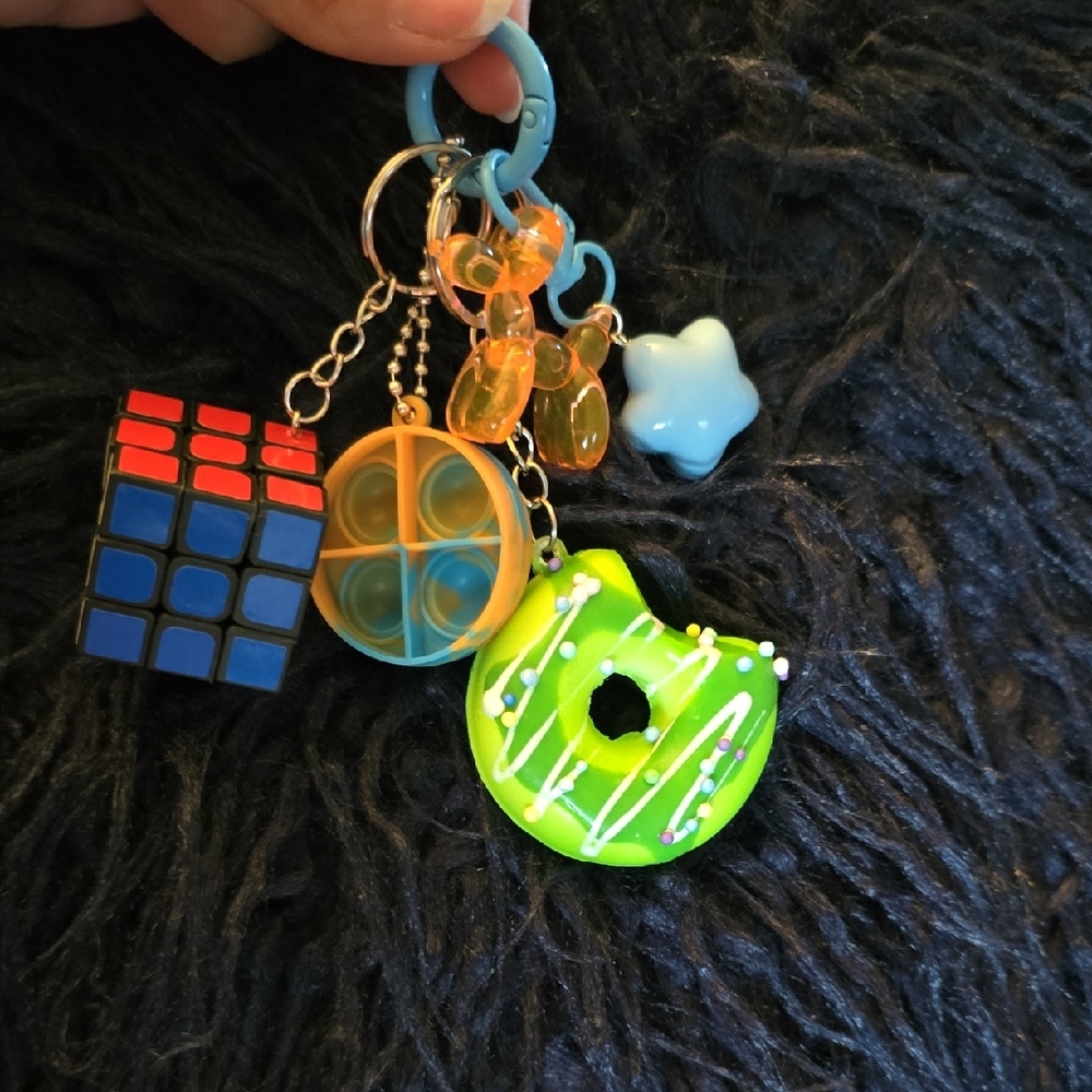 Kids Sensory Keychain ~ Backpack Zipper-pull